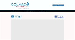 Desktop Screenshot of colmacwaterheat.com
